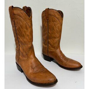 Dan Post Genuine Leather Handmade Cowboy Boots Men's size 9